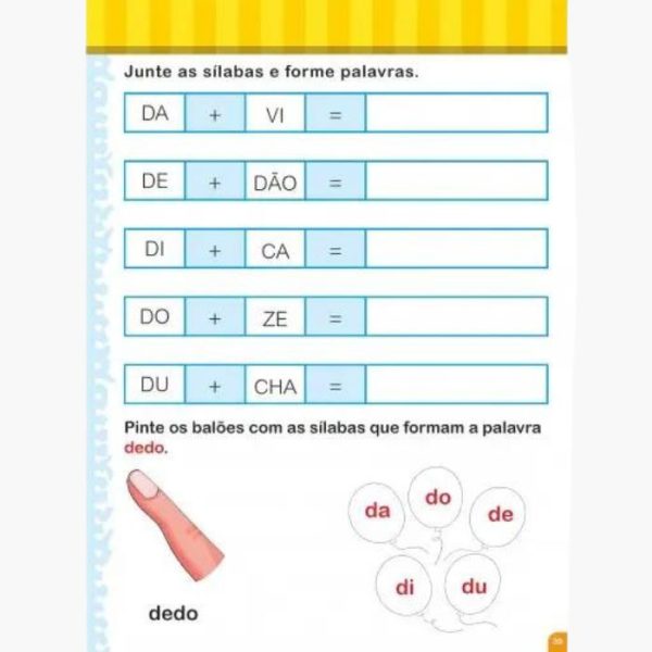 Cartilha de Alfabetização Caminho do Saber - Aprendendo a Escrever
