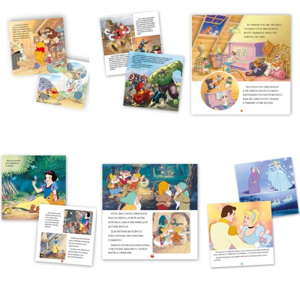 minha-primeira-biblioteca-disney-f Coleção Minhas Primeiras Historias Disney Com 20 Livros